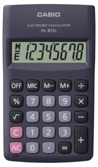 Casio HL-815L-BK bordkalkulator