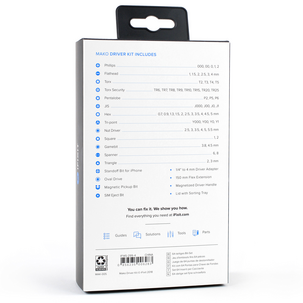 iFixit Mako precisionsmejsel med bits, 64 delar