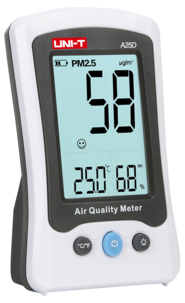 Uni-T A25D Kannettava ilmanlaatumittari sisäkäyttöön