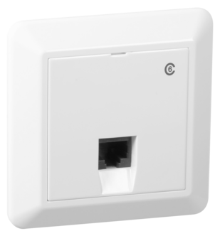 Elko RS sammenslått nettverksuttak Cat 6