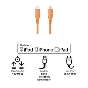 USB-C- til Lightning-ladekabel til iPhone, 1 m