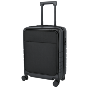 Kabinkoffert med 4 hjul, svart, 20 x 38 x 53 cm, 32 l