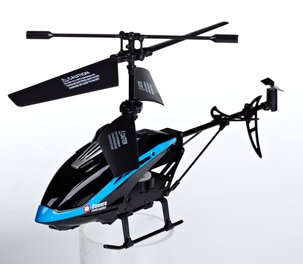 Kauko-ohjattava helikopteri ja kamera