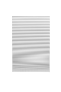 Plisségardin selvklebende, rullegardin uten skruer, hvit