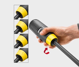 Kärcher Multi Jet-dyse til høytrykksspyler K4 K5, MJ 160 4-in-1
