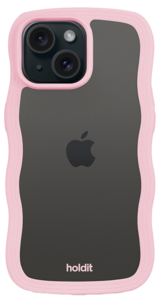 Holdit Wavy Case iPhone 16e, 15, 14, 13 mobilskal