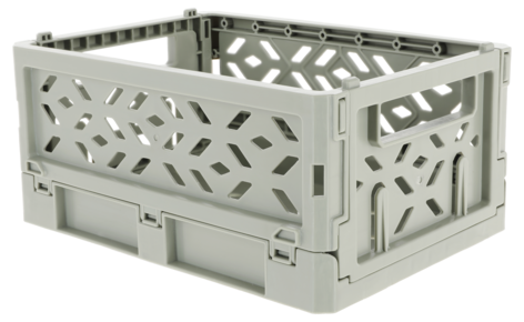 Sammenleggbar boks av resirkulert plast, XS 16,5 x 12 x 8 cm