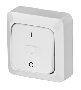 Strömbrytare 2-pol utanpåliggande ABB Jussi