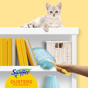 Swiffer Duster Pet rengöringsdukar refill, med doft, 18-pack