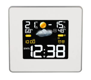 Väderstation med färgskärm