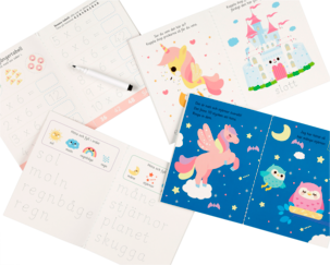 Viskevekk enhjørninger, aktivitetsbøker