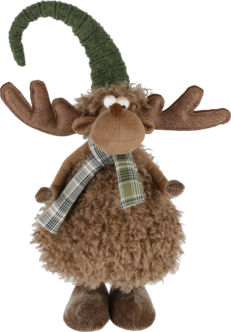 Julälg Roffe, dekorationsfigur inomhus, 53 cm