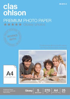 Fotopapper Clas Ohlson Glossy