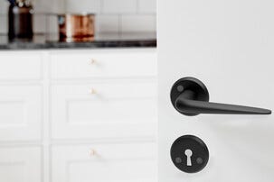 Habo Porto dørhåndtak med nøkkelskilt, innerdør
