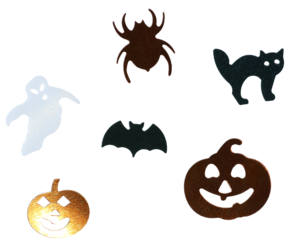 Konfetti till halloween