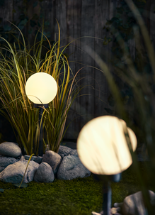 Solcellelampe med markspyd, 75 cm