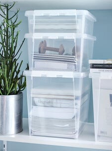 SmartStore Home förvaringslåda med lock