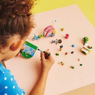 LEGO Friends redningssykkel for hunder 41738, fra 6 år