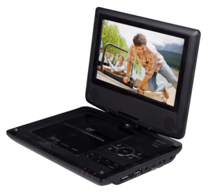 Portabel DVD-spelare med vridbar 9