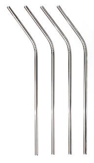 Sugrör i metall, 4-pack
