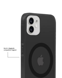 Holdit Transparent Case MagSafe iPhone 12/12 Pro mobilskal