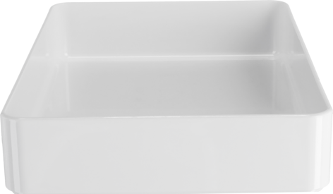 Organizer Calm förvaringslåda i vit plast