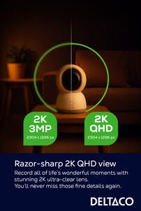 Deltaco SH-IPC16 övervakningskamera inomhus WiFi