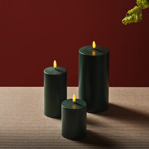 Northlight LED-kubbelys med timer, utendørs, grønt