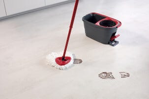 Vileda Turbo Smart gulvmopp, sett med bøtte og vrider