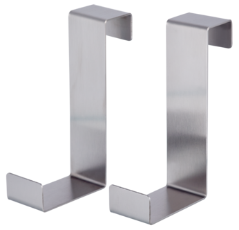 Dreibar dør- og skapkrok, 2-pakning