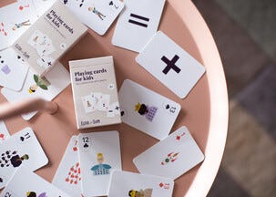 Elsa ja Sam -korttipeli lapsille, matematiikkakortit, yli 3-vuotiaille