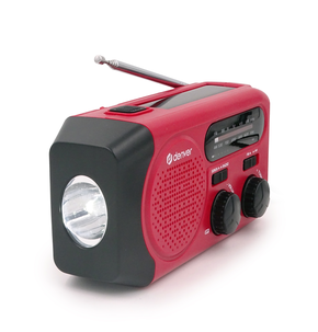 Denver SCR-2010 vevradio med solcell och powerbank