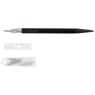 Creativ Company skalpell med 6 blad og plasthåndtak 13 cm