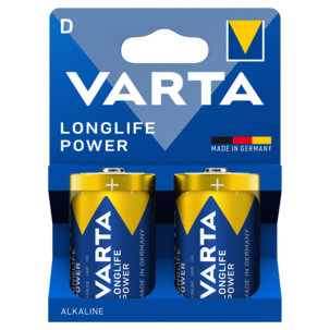 VARTA Longlife Power D / LR20 batteri, 2-pack