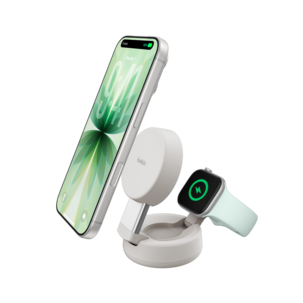 Belkin UltraCharge Pro 2 in 1 lader Qi2, 25 W