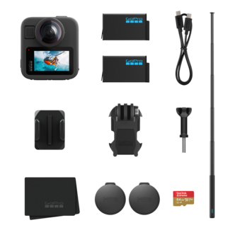 GoPro Max2 360 actionkamera med tillbehörspaket