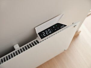 Mill Glass Smart WiFi Sähköpatteri Gen. 4, valkoinen, 1300 W