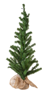 Minijuletre med LED-lys