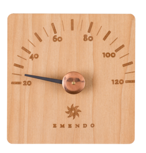 Bastutermometer trä