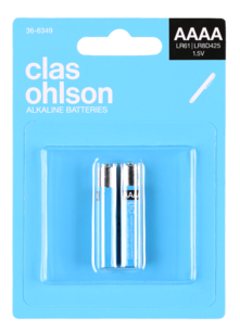 Alkaliskt batteri AAAA/LR61