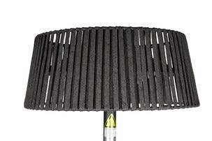 Infrarød varmeovn med stativ 2100 W, svart