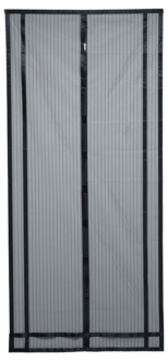 Myggnett til dør med magnet og borrelås, 100 x 220 cm