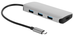 USB-C dockningsstation 7-i-1