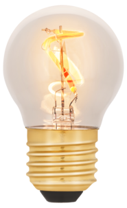 Dekorationslampa LED P45 E27 Amber