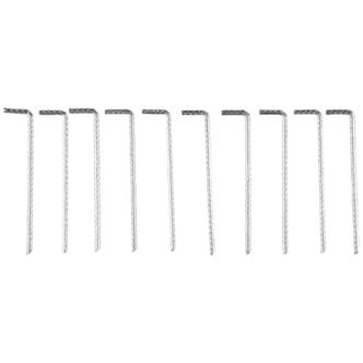 Markspik för tält, presenningar och markduk, 10-pack