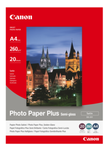 Canon Photo Paper Plus Semi-glossy SG-201, A4 blekkskriverpapir