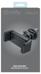 Mobilhållare med klämfäste för bil, Celly Mount Vent 360