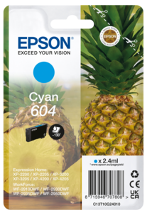 Epson 604 blekkpatron, flere farger, 3,4 ml