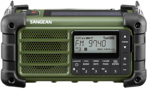 Sangean vevradio med Bluetooth MMR99GREEN AM/ FM / RBDS