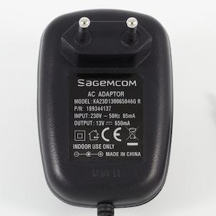 Nätadapter Sagem 13 V/650 mAh